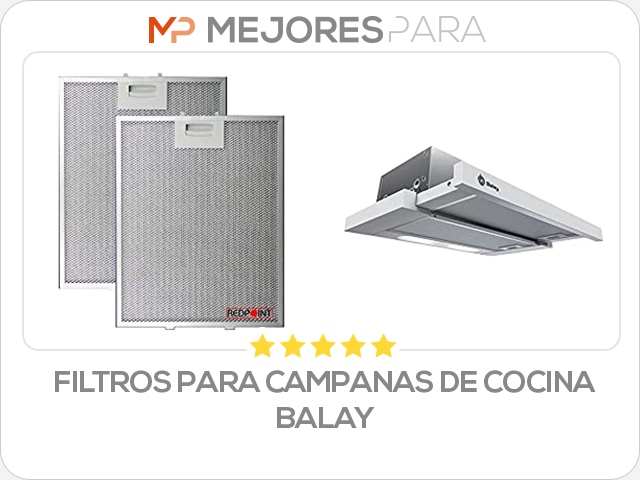 filtros para campanas de cocina balay