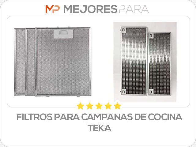 filtros para campanas de cocina teka