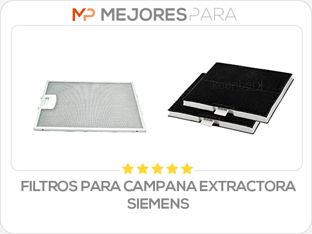 filtros para campana extractora siemens