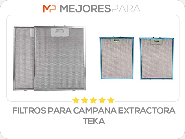 filtros para campana extractora teka