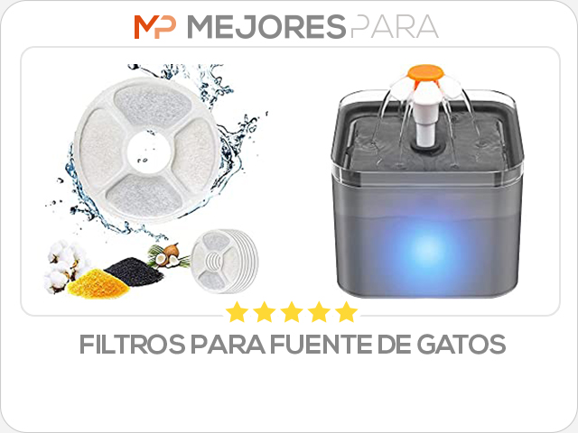 filtros para fuente de gatos