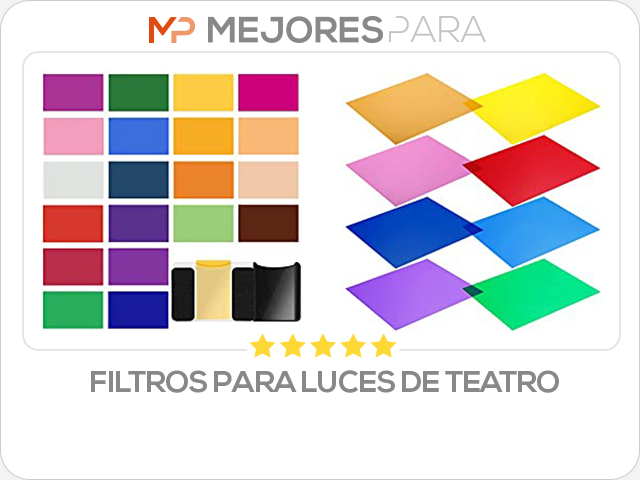 filtros para luces de teatro