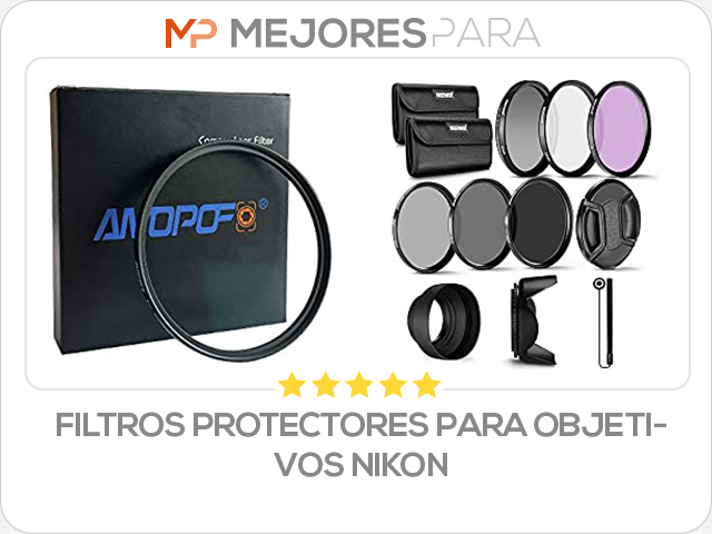 filtros protectores para objetivos nikon