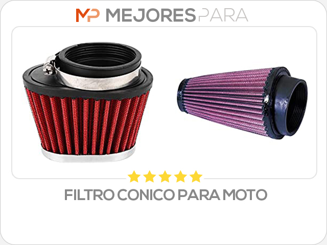 filtro conico para moto