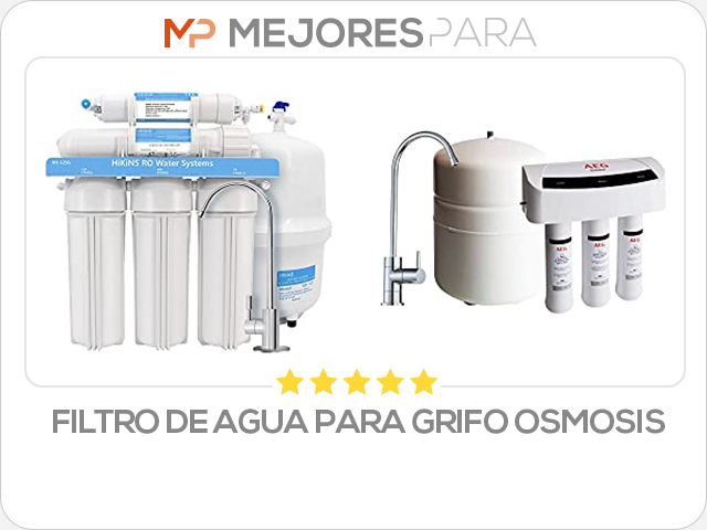 filtro de agua para grifo osmosis