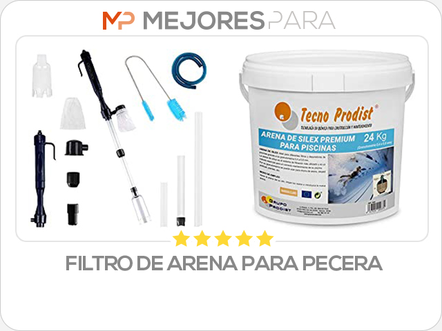 filtro de arena para pecera