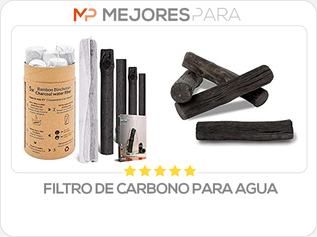 filtro de carbono para agua