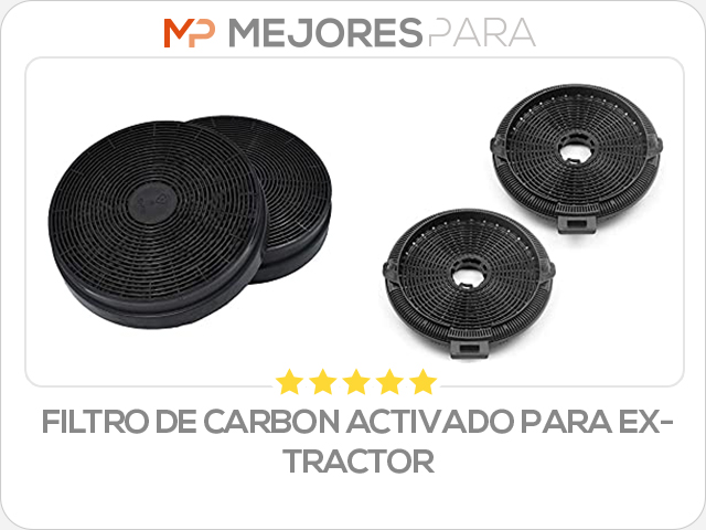 filtro de carbon activado para extractor