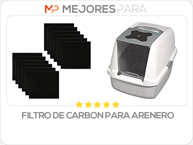 filtro de carbon para arenero