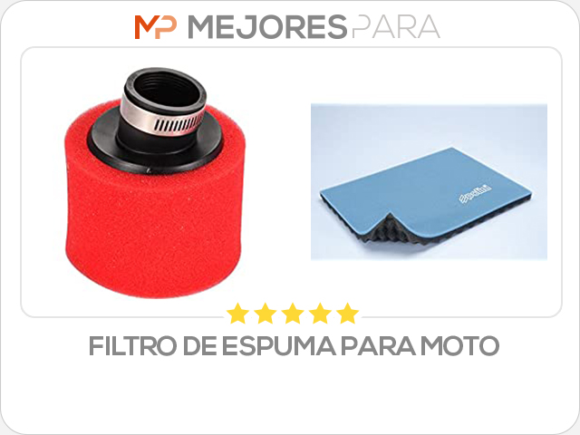 filtro de espuma para moto