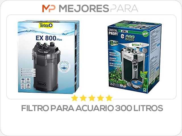 filtro para acuario 300 litros