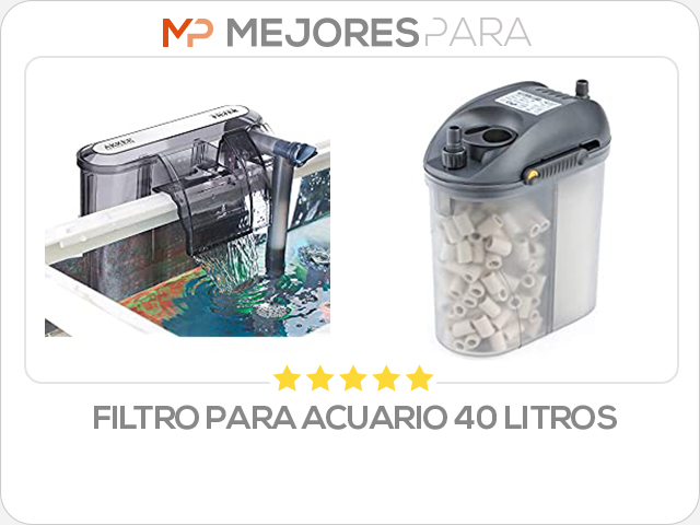 filtro para acuario 40 litros