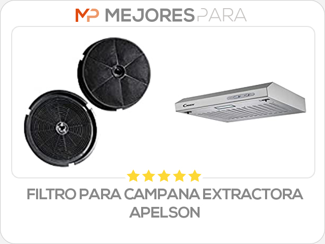 filtro para campana extractora apelson