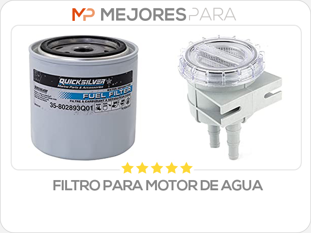 filtro para motor de agua