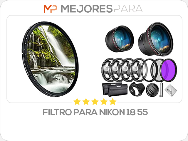 filtro para nikon 18 55