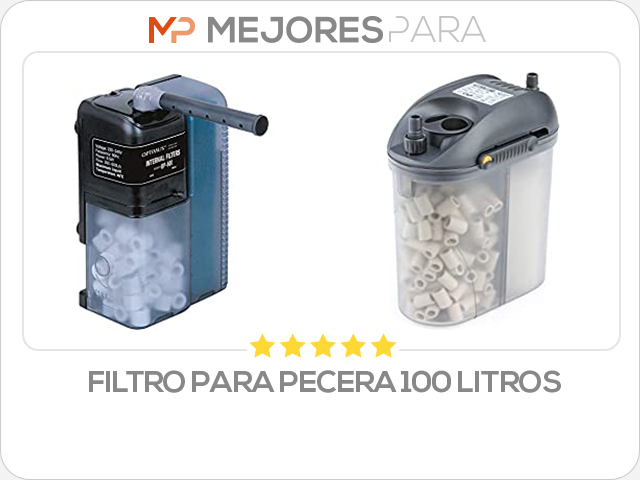 filtro para pecera 100 litros