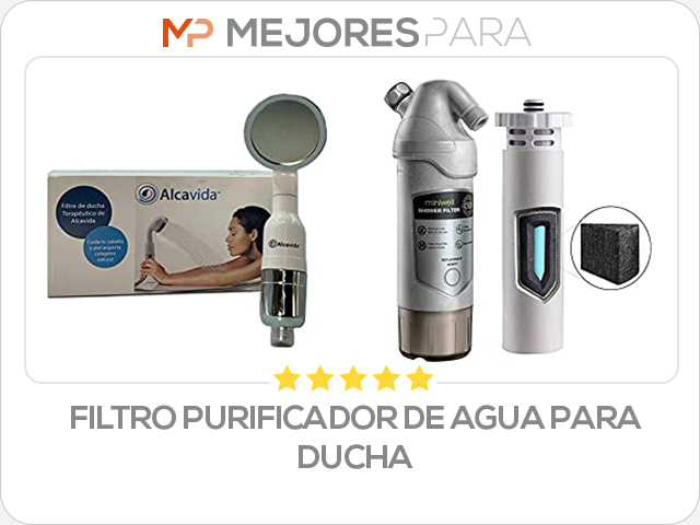 filtro purificador de agua para ducha