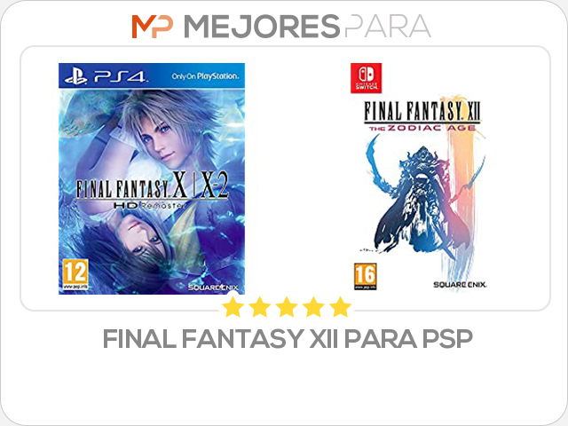 final fantasy xii para psp