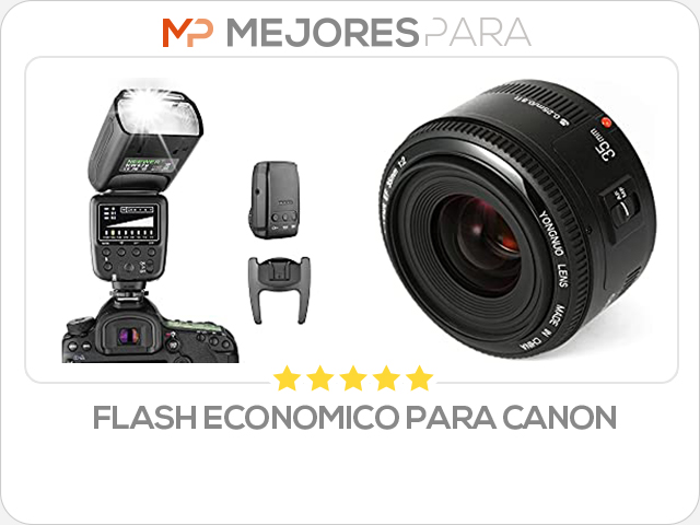 flash economico para canon