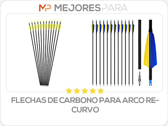 flechas de carbono para arco recurvo