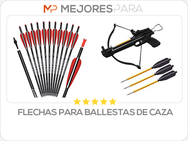 flechas para ballestas de caza