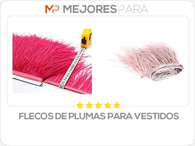 flecos de plumas para vestidos