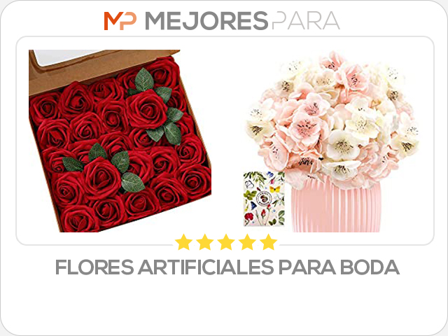 flores artificiales para boda