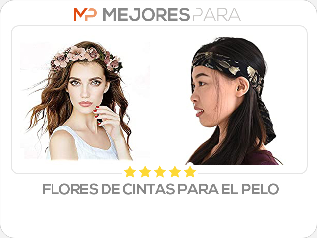 flores de cintas para el pelo