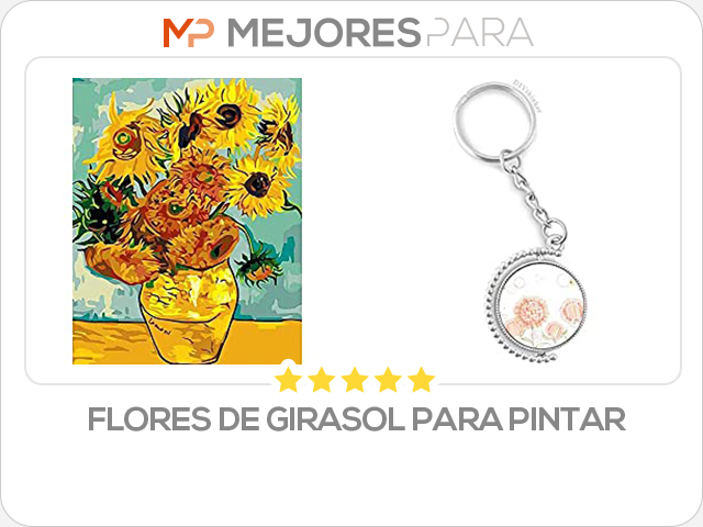 flores de girasol para pintar