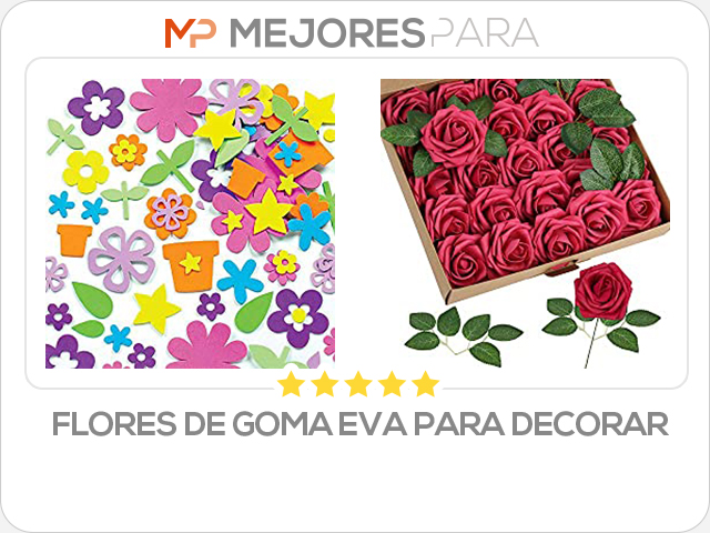 flores de goma eva para decorar