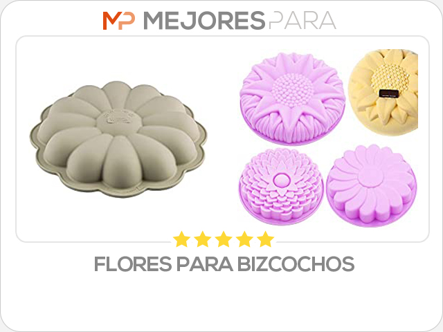 flores para bizcochos