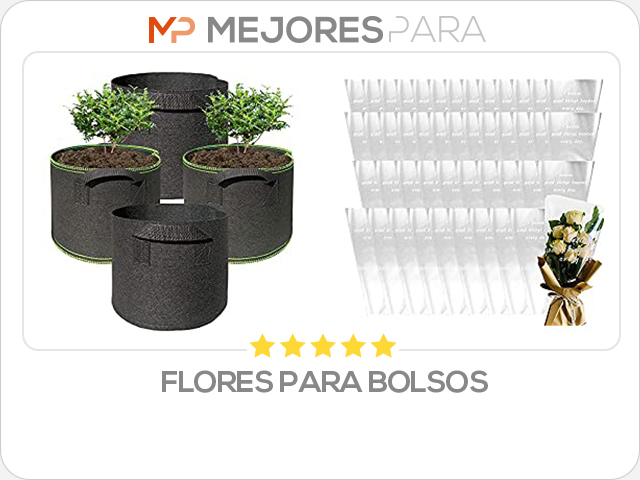 flores para bolsos