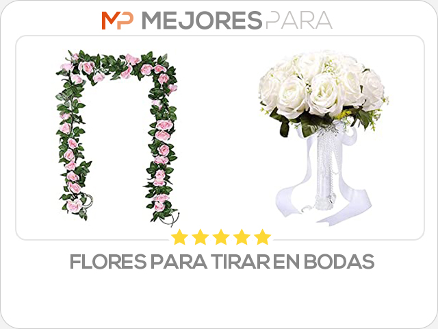 flores para tirar en bodas