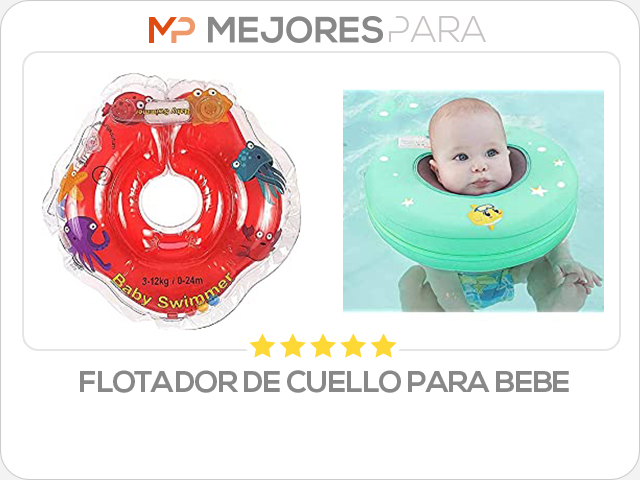 flotador de cuello para bebe