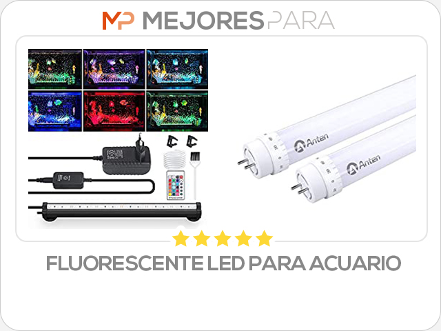 fluorescente led para acuario