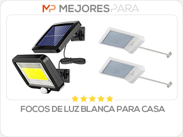 focos de luz blanca para casa