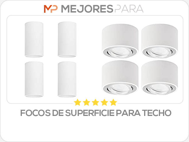 focos de superficie para techo