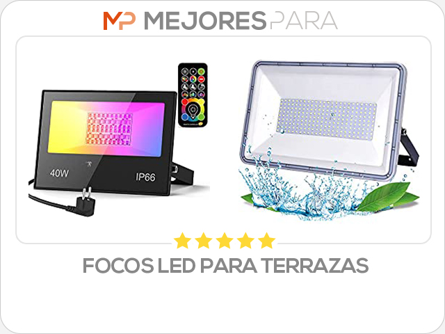 focos led para terrazas