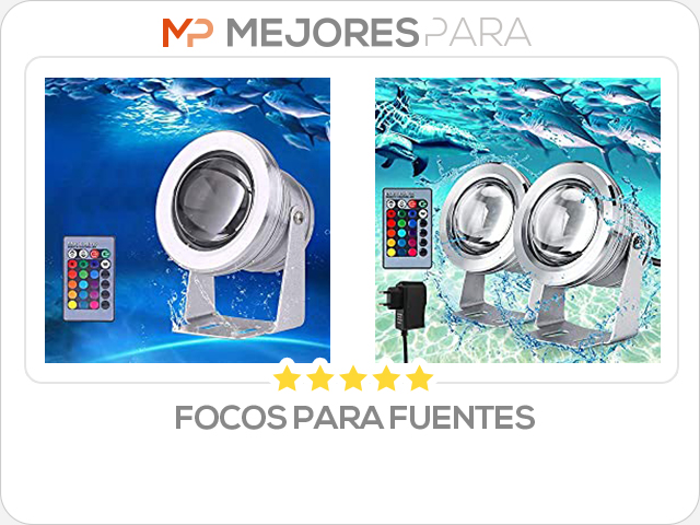 focos para fuentes