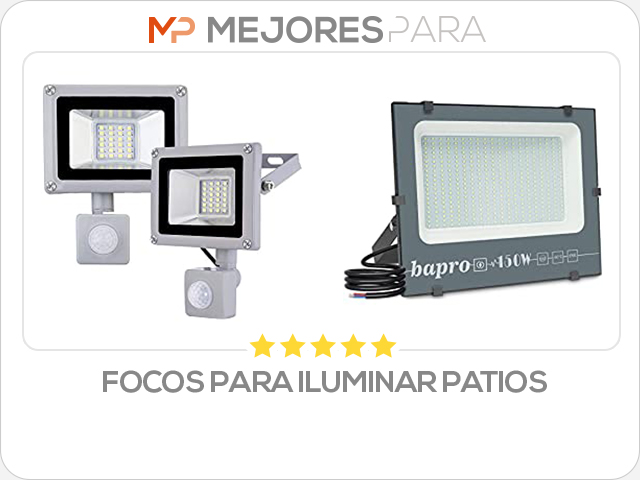 focos para iluminar patios