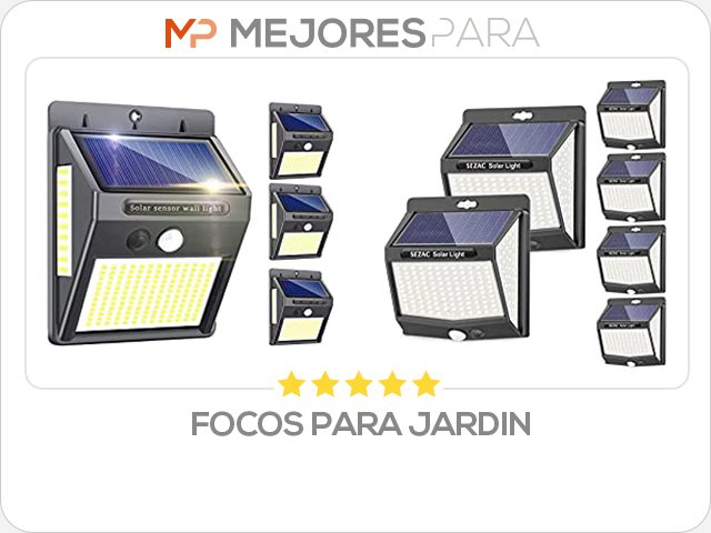 focos para jardin