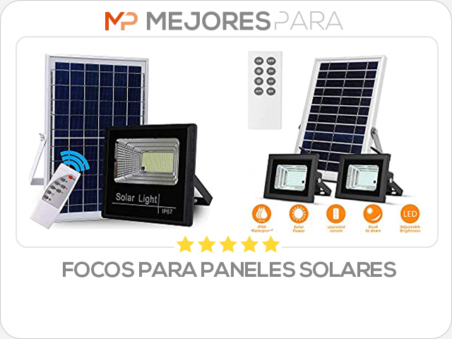 focos para paneles solares