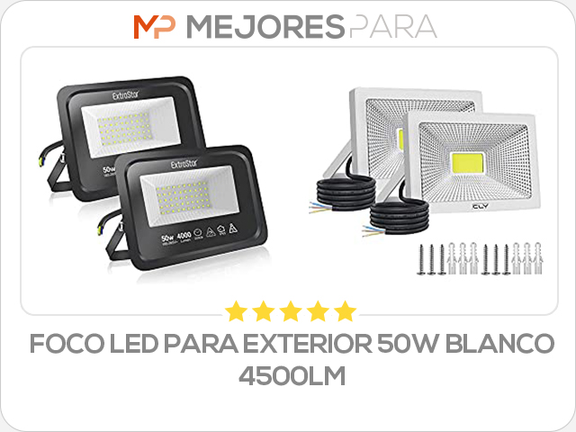 foco led para exterior 50w blanco 4500lm