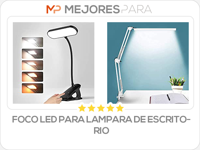 foco led para lampara de escritorio