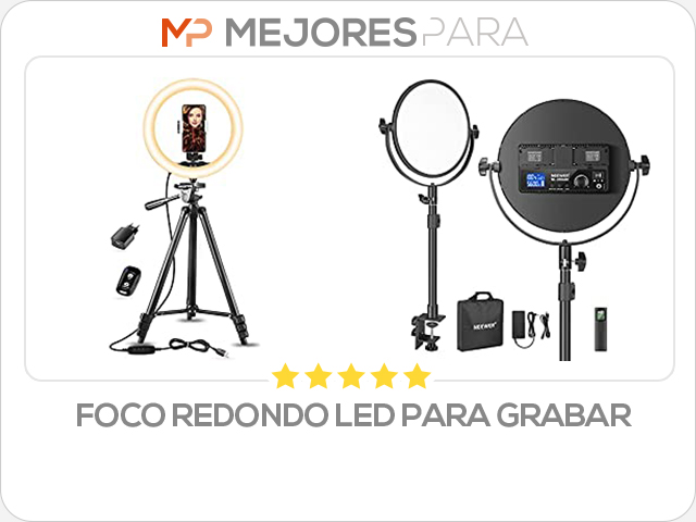 foco redondo led para grabar