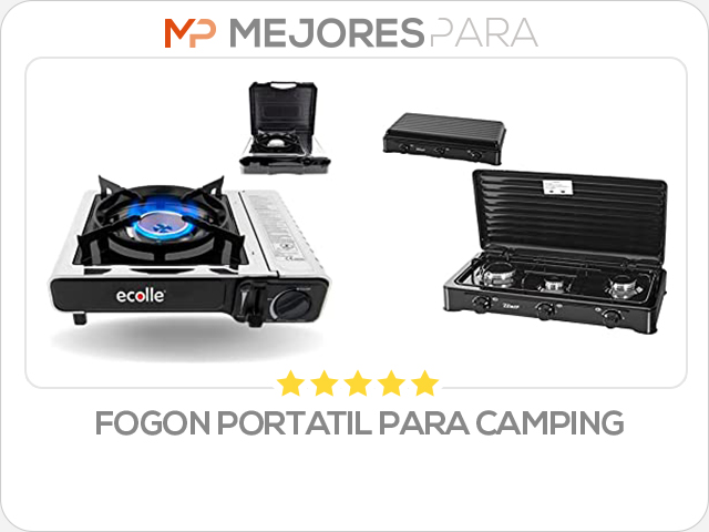 fogon portatil para camping