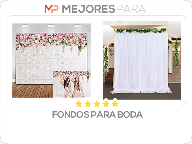 fondos para boda