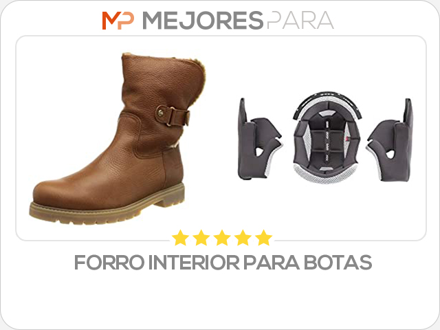 forro interior para botas