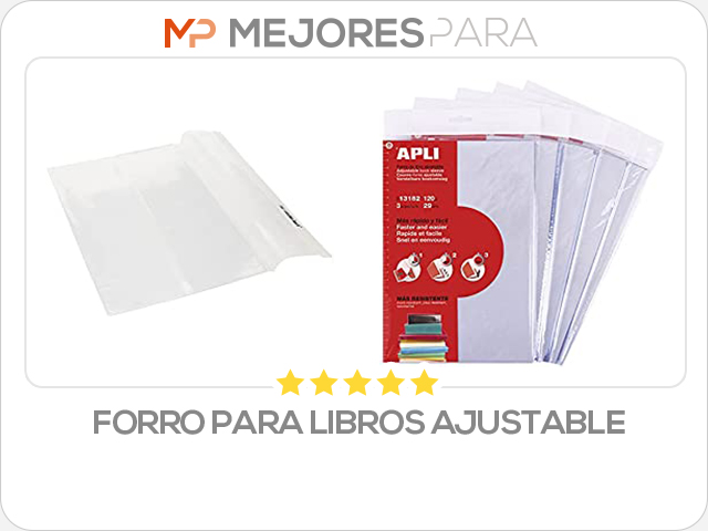 forro para libros ajustable