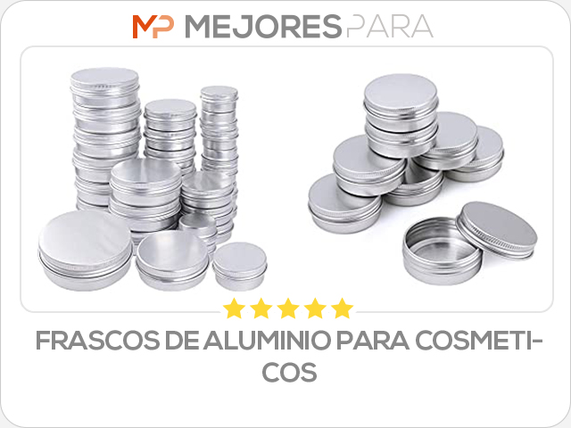 frascos de aluminio para cosmeticos